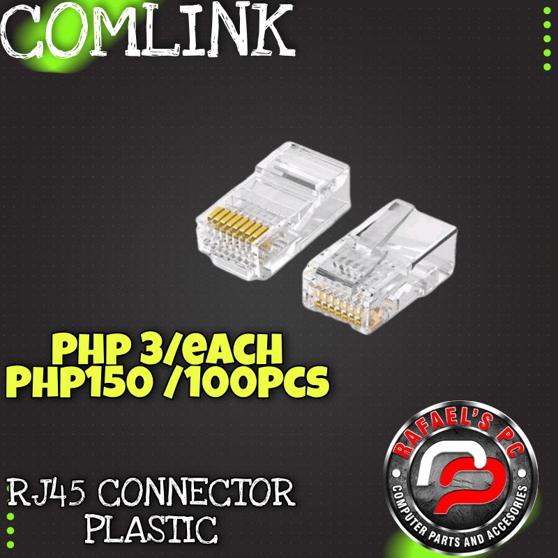 COMLINK Rj45 connector plastic | Shopee Philippines