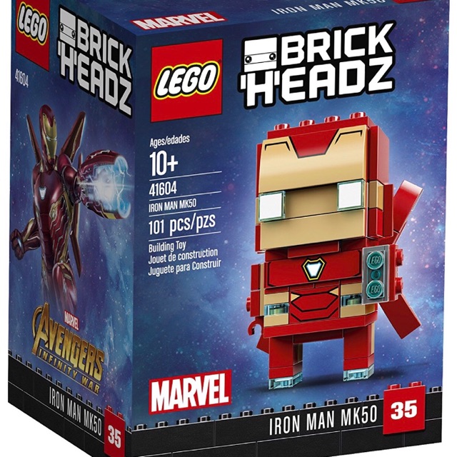 brickheadz lego iron man