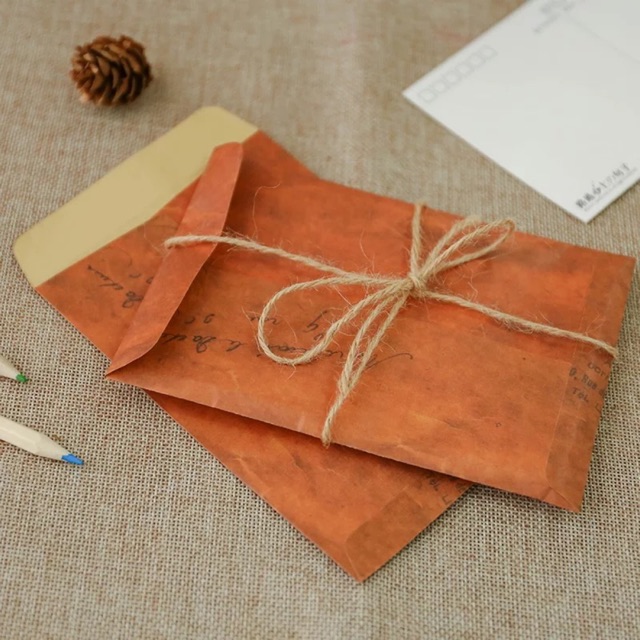 4pcs/set Vintage Rustic Kraft Envelope Shopee Philippines