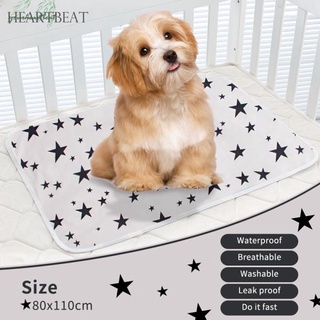 Ready!! S-XL Waterproof Pets Dog/Cat Urine Pad Urinal mattress Cartoon Printing Reusable Pet Diaper Urine Pads Puppy Pee Mat