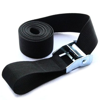 1M Buckle Tie-Down Belt Cargo Straps For Car Motorcycle Bike With Metal Buckle Tow Rope Strong Ratch #1