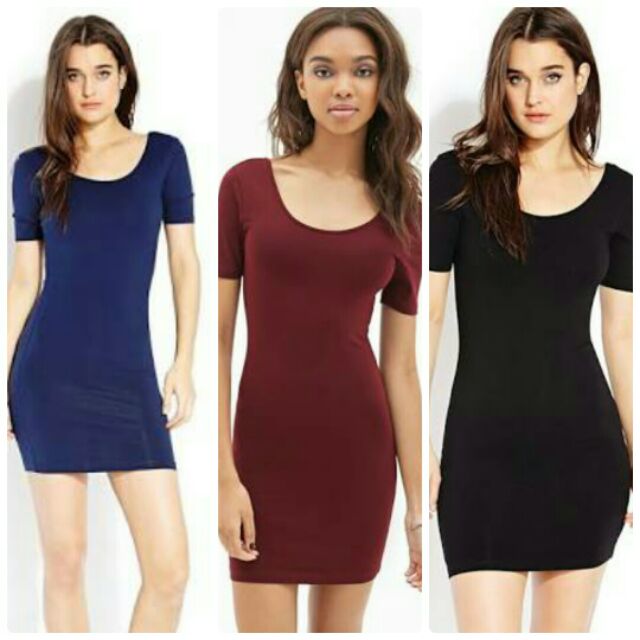 bodycon dress shopee