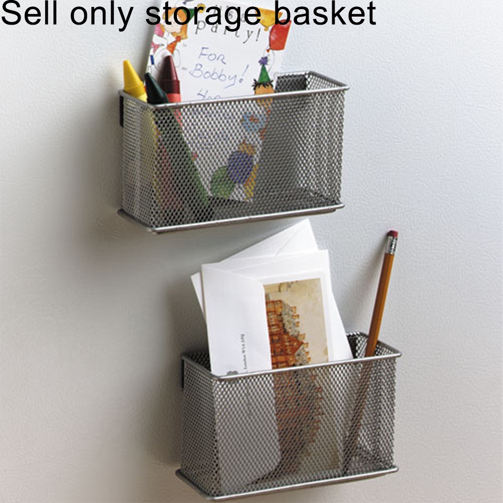 Organizer Home Magnetic Wire Mesh Magazines Office For