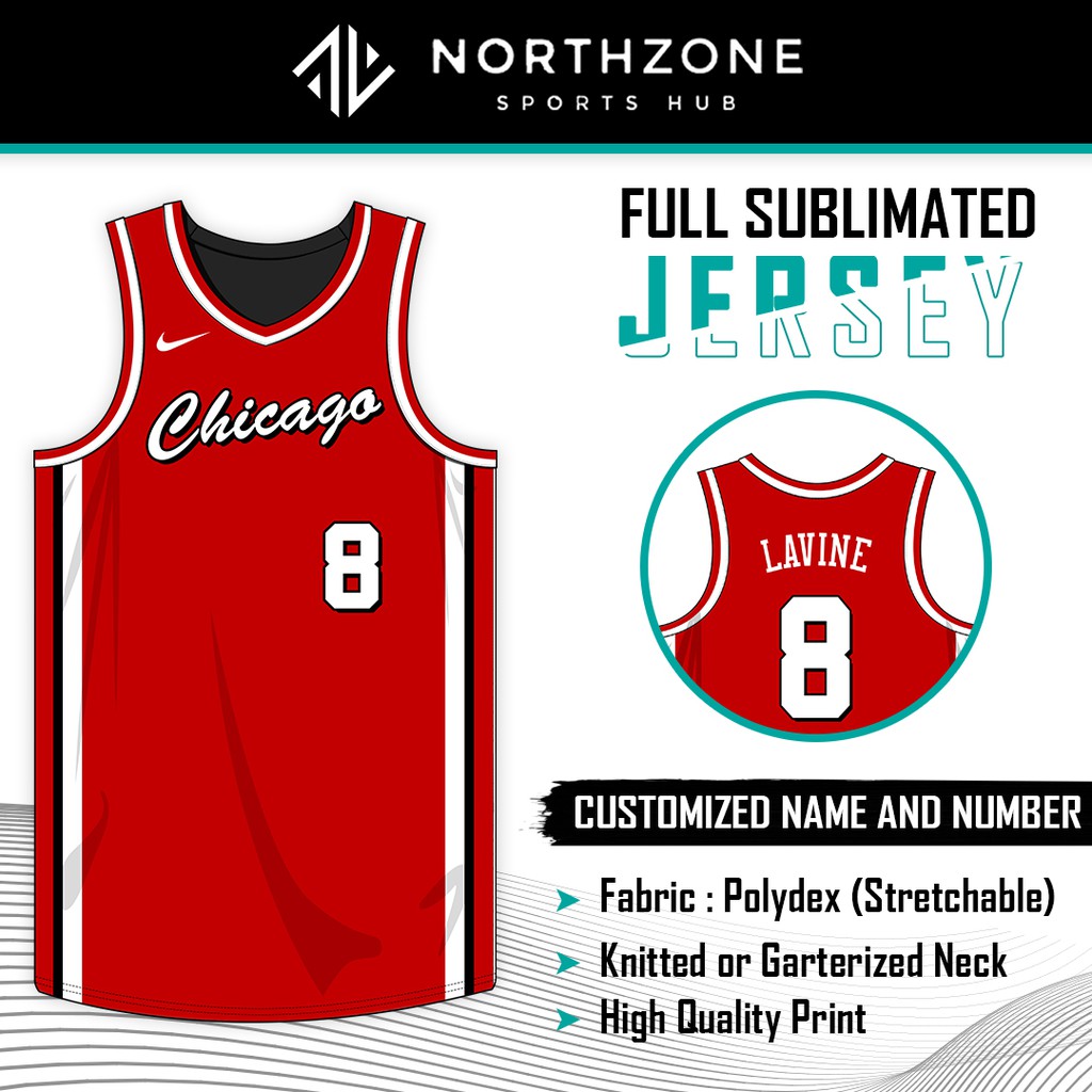 NBA Chicago Bulls City Edition 2022 Full Sublimation Jersey (TOP