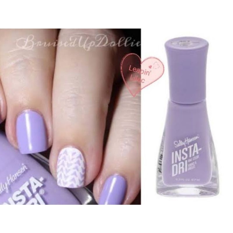 COD! SALLY HANSEN INSTA-DRI-leapin' lilac- NAIL COLOR-BOUGHT IN US! |  Shopee Philippines