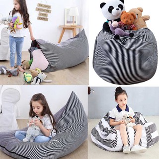 bean bag filled with stuffed animals