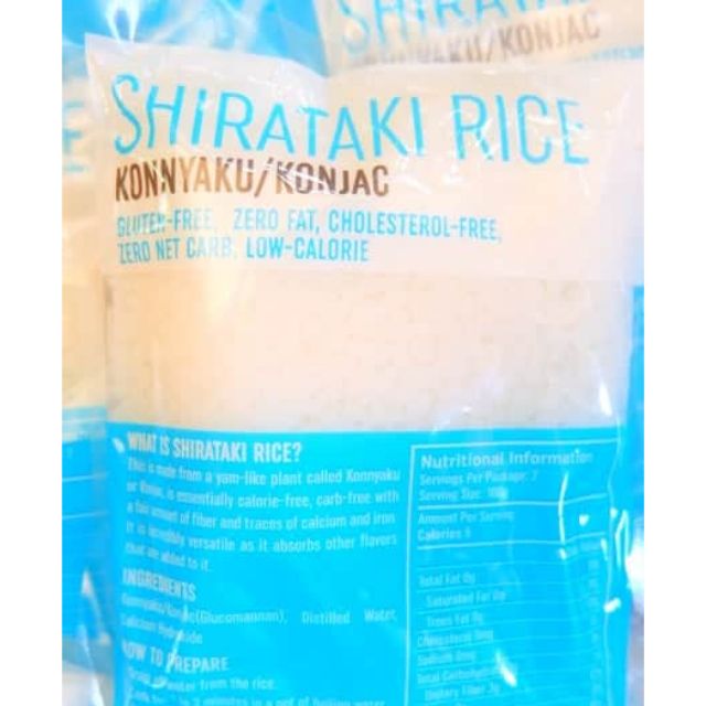 Shirataki Rice(Low-Carb/Keto Approved) | Shopee Philippines