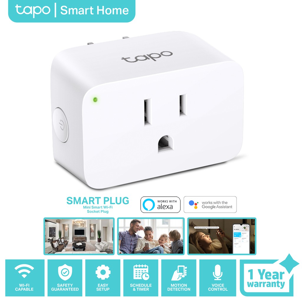TPLink Tapo P105 Mini Smart Wifi Socket Smart Plug Google