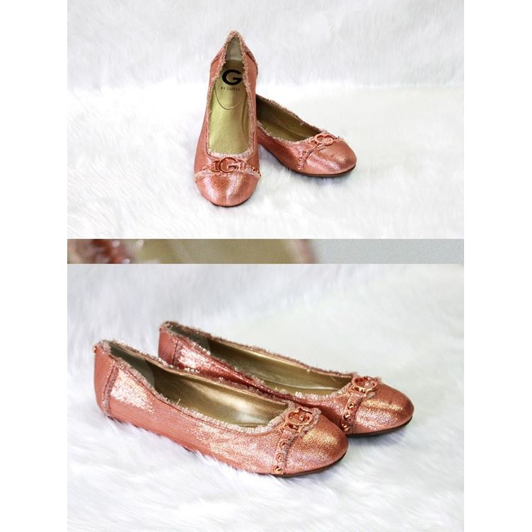 guess rose gold shoes