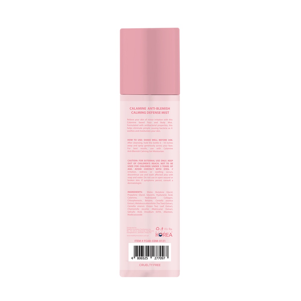 FRESH Skinlab Calamine Anti Blemish Face and Body Calming Defense Mist 100 mL