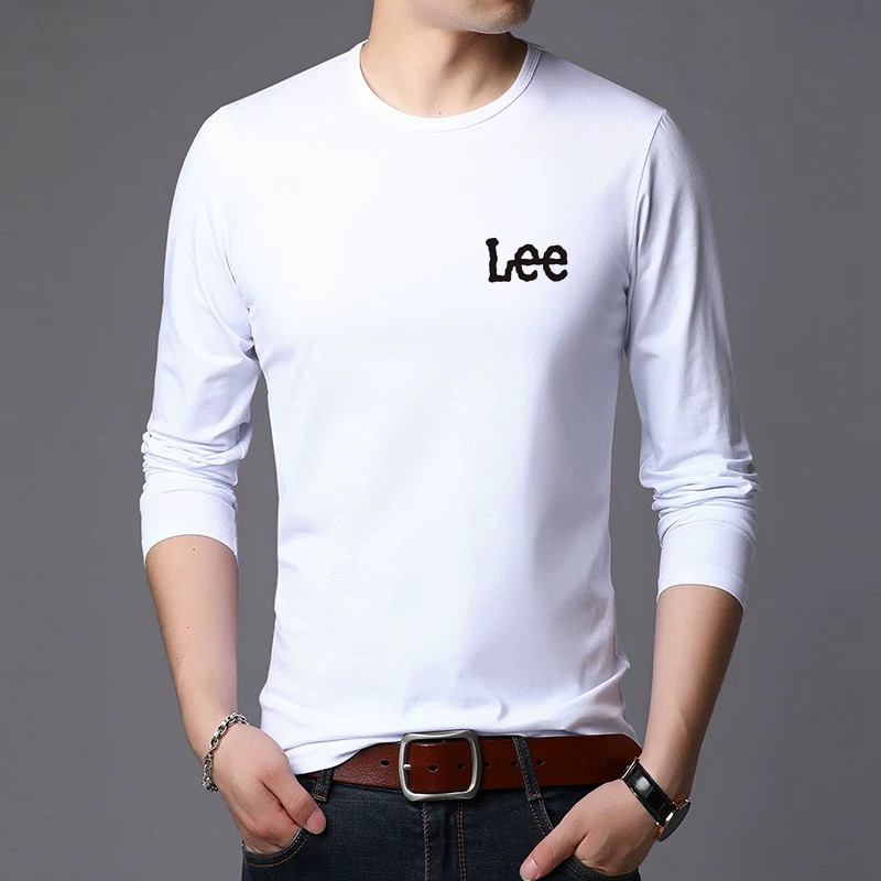 Download Long sleeve T shirt for Men Tops O Neck Tees Men's printed ...