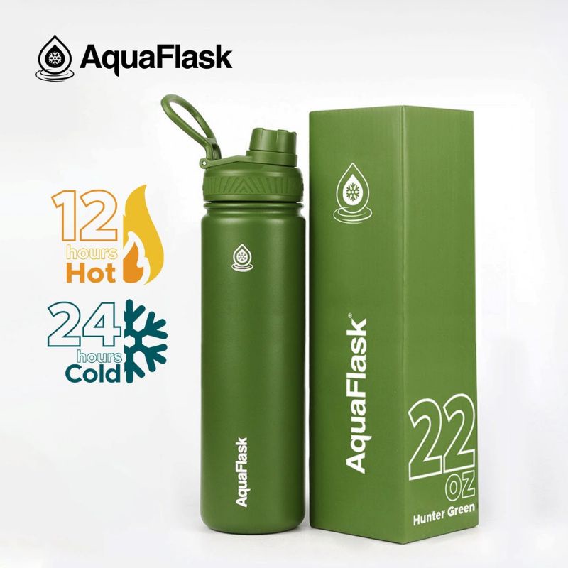 AQUAFLASK 22oz ~ Hunter Green Version 2 | Shopee Philippines