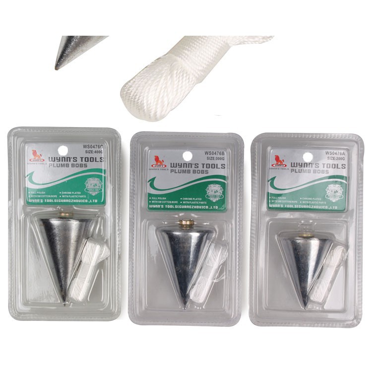 Wynn's Plumb Bob Measuring Tool Plumb Line 200g/300g/400g/500g Shopee Philippines
