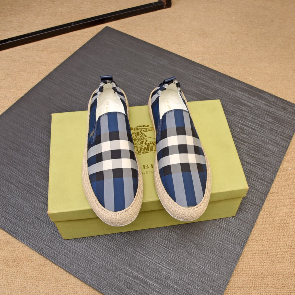 burberry slip on shoes