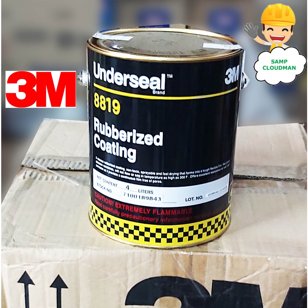 3M Underseal Rubberized Coating Gallon Size 4 Liters Car Under Coating