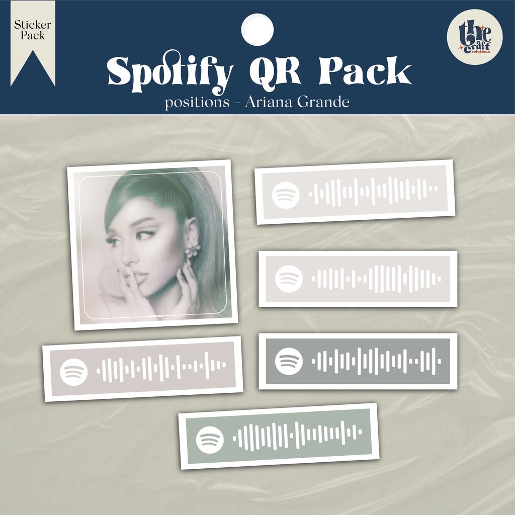 Spotify Qr Vinyl Sticker Pack | Positions Album | Shopee Philippines