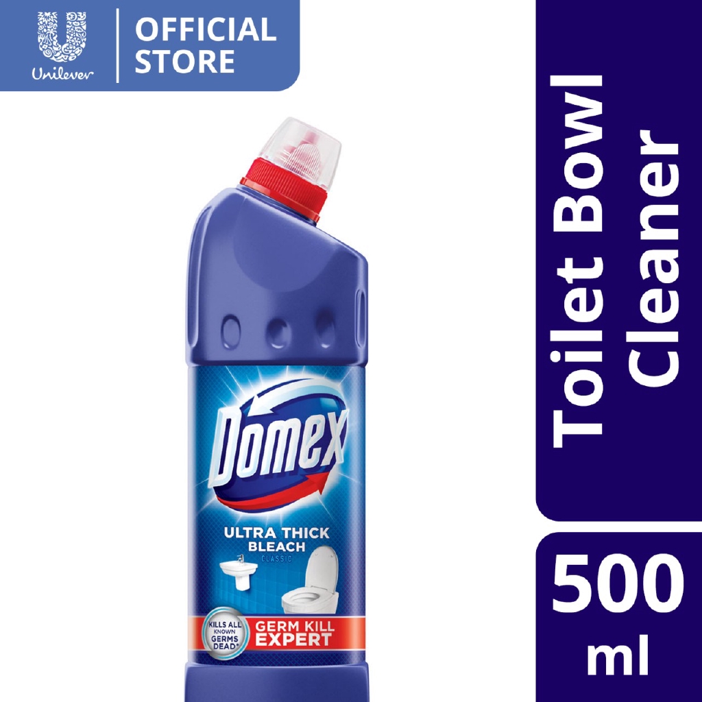 Domex Ultra Thick Bleach Toilet Cleaner Classic 500ML Bottle Shopee