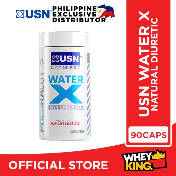 USN PHEDRACUT WATER X 90caps, StimulantFree weight loss, Natural