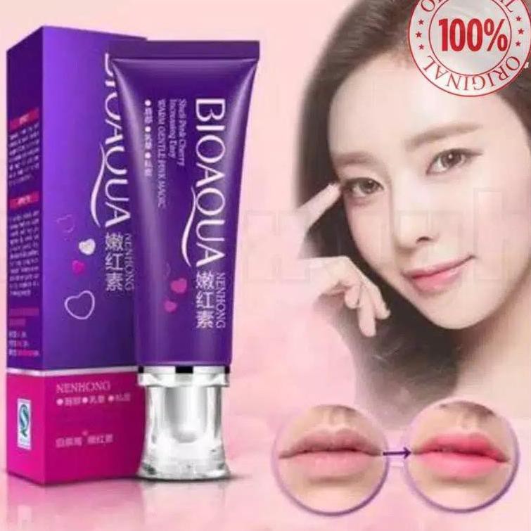 Definitely Dyjhu Bioaqua Pink Cherry Cream Nenhong Magic Lips Bqy0283
