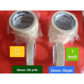 MASKING TAPE /TAPERAN 1 inch & 18mm per 50 yards