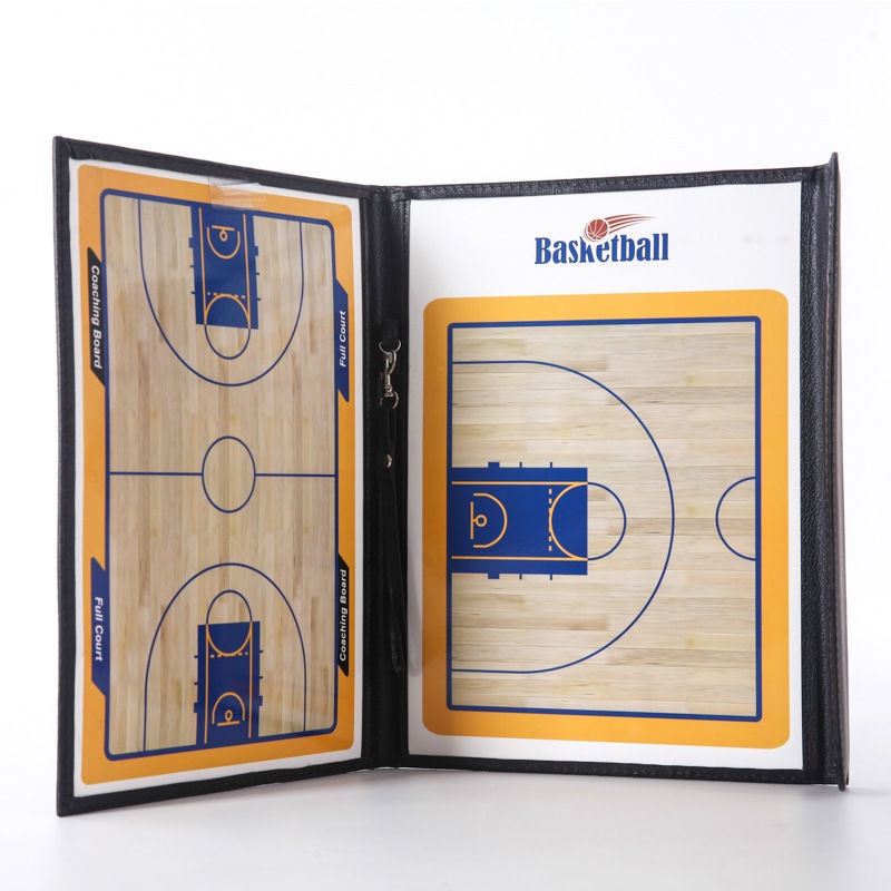 Portable Basketball Tactical Board Coach Commandbook Teaching Book