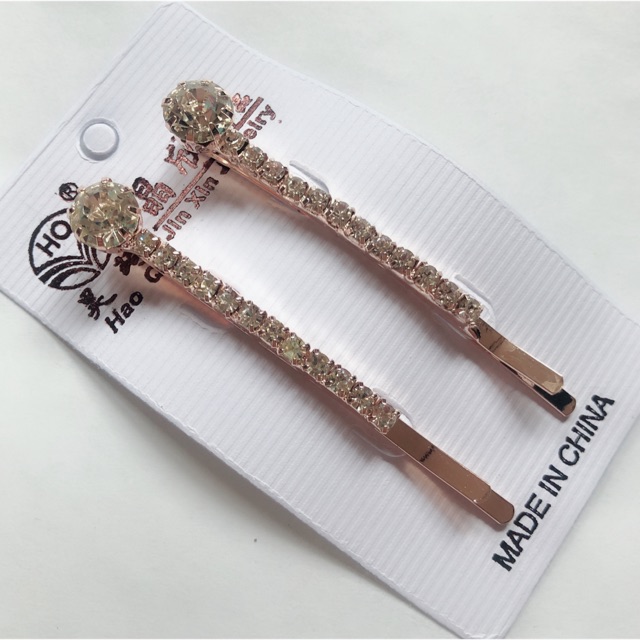 diamond hair clips