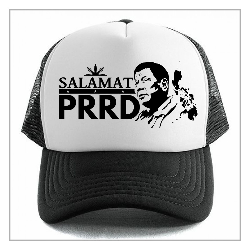 Salamat PRRD President Rodrigo Duterte Fashion Trucker Fashion Mesh Cap SnapBack Net Hat SnapBack - Image 2