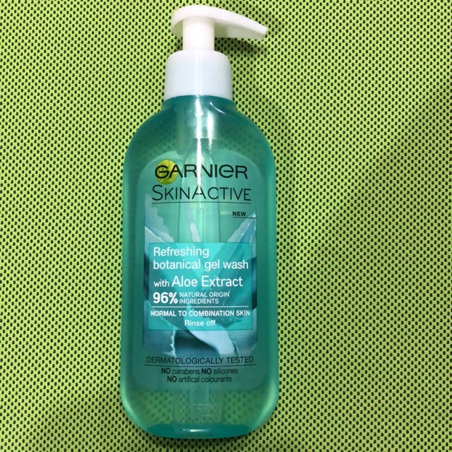 garnier aloe gel wash