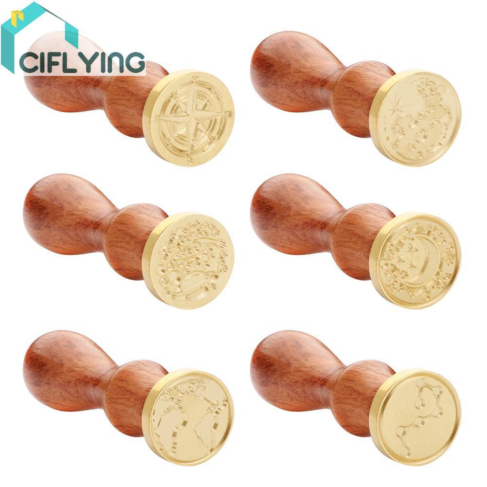 ciflying 73 Styles DIY Retro Seal Wax Stamp Customs Envelope Card