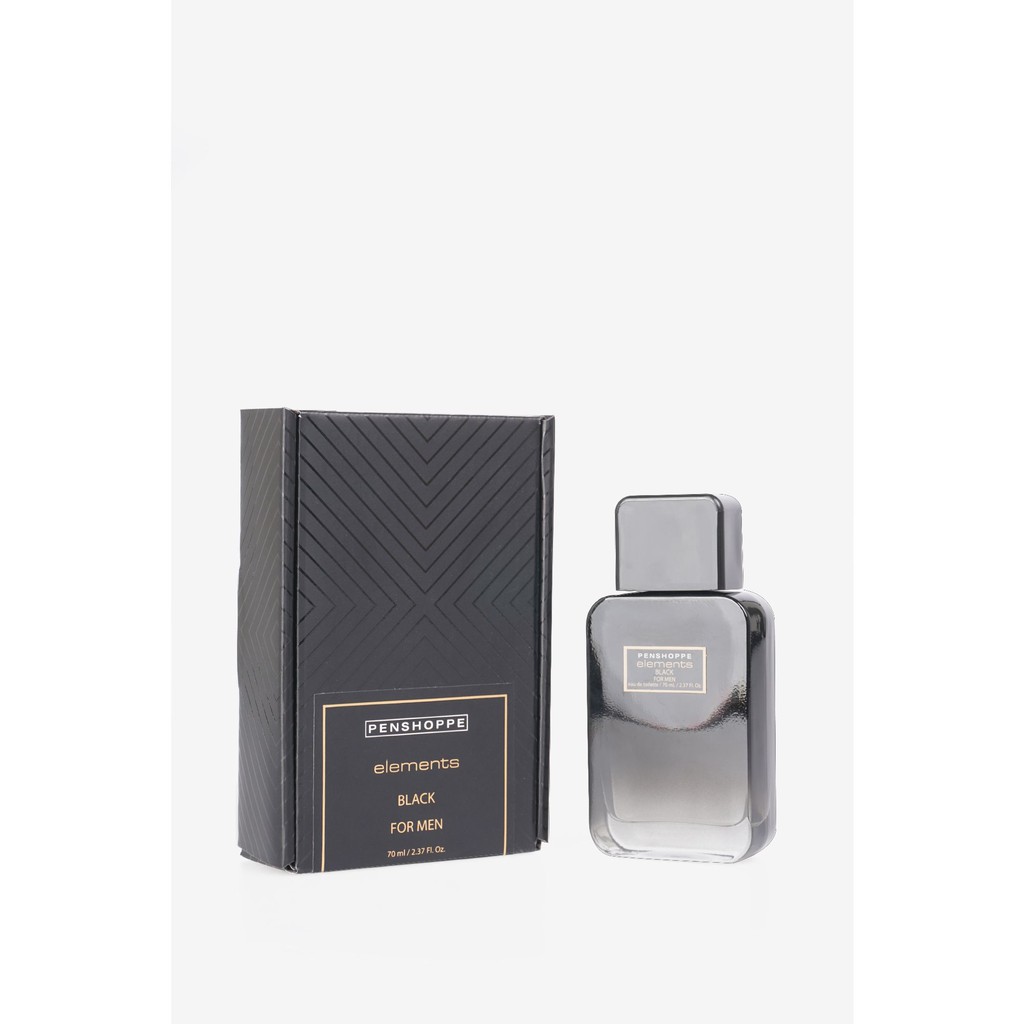 Penshoppe Elements Black Eau De Toilette For Men 70ML | Shopee Philippines