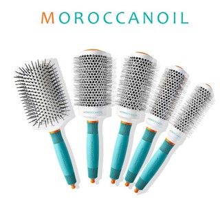 [Moroccanoil ]  Brush Ceramic Round Volume Hair Dry Roll Comb Oil Ceramic Hair brush Roll Paddle brush