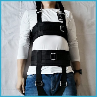 Widened lumbar traction device traction frame household belt pelvic stretcher waist joint protrusion #2