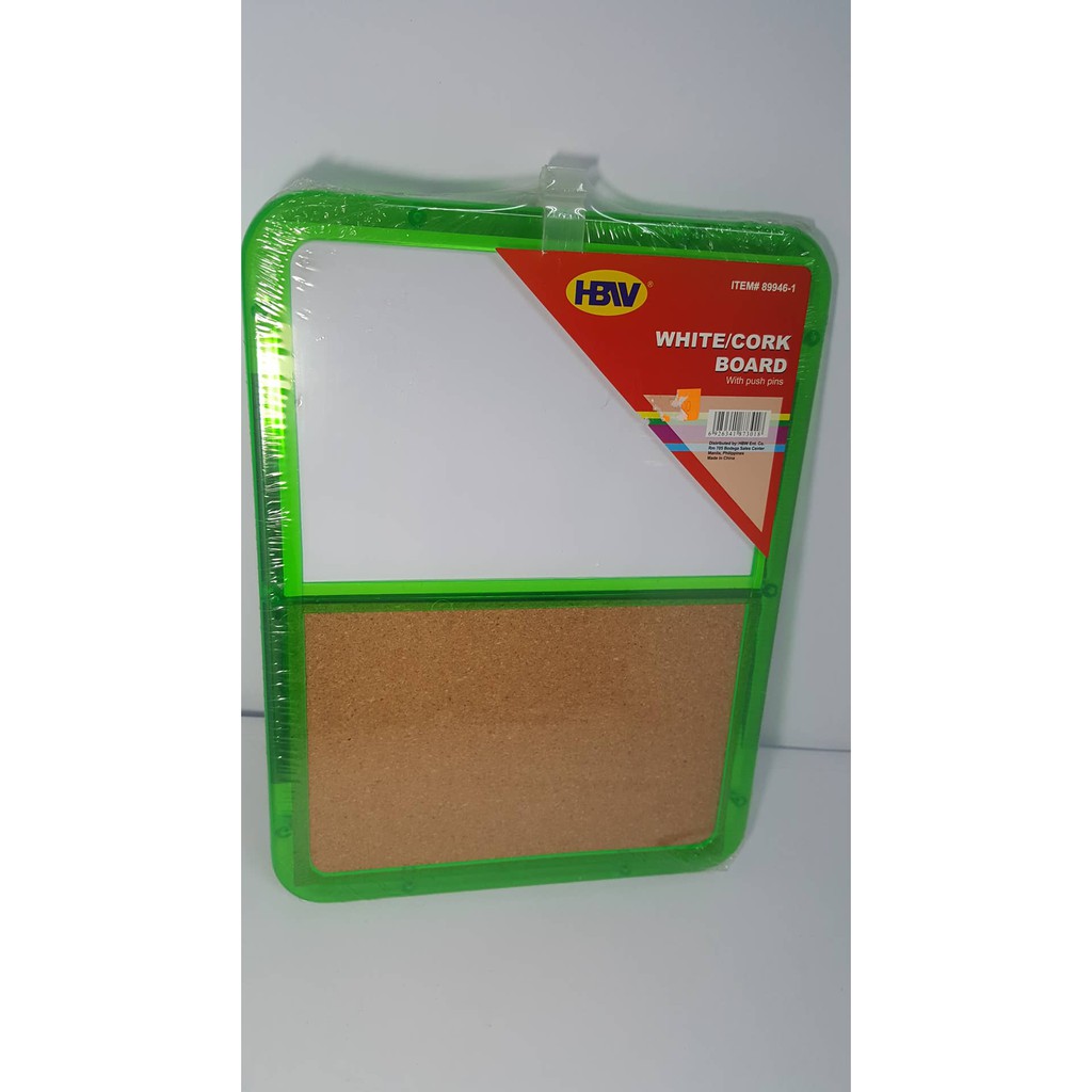 1x White/Cork Board with Push Pins | Shopee Philippines