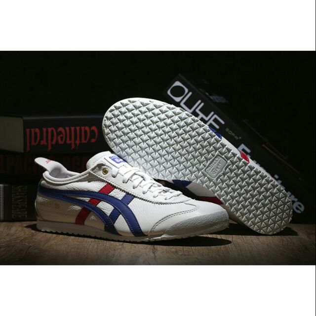 onitsuka tiger white and blue