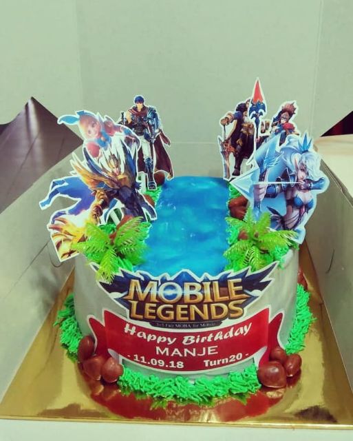 Mobile Legend Inspired Mobile Legends Cake Design Simple