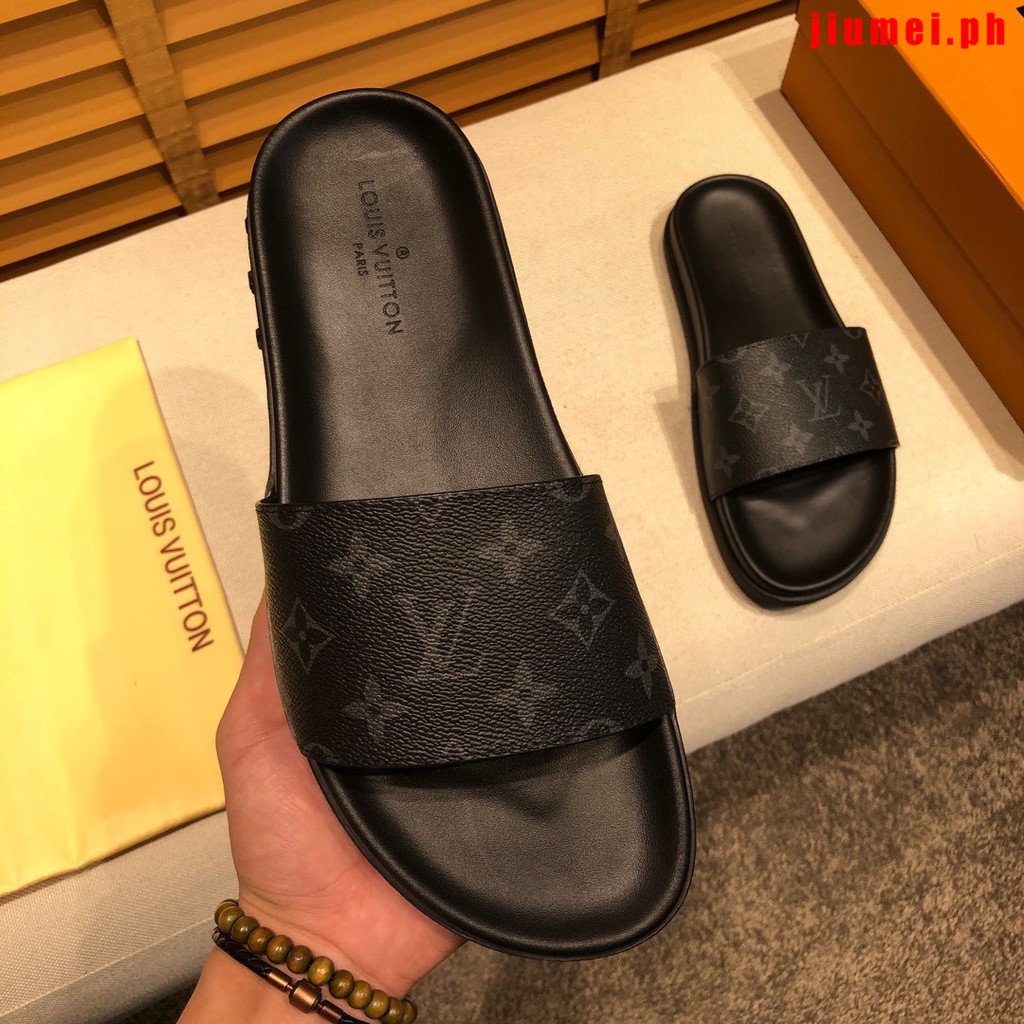 lv slippers mens price