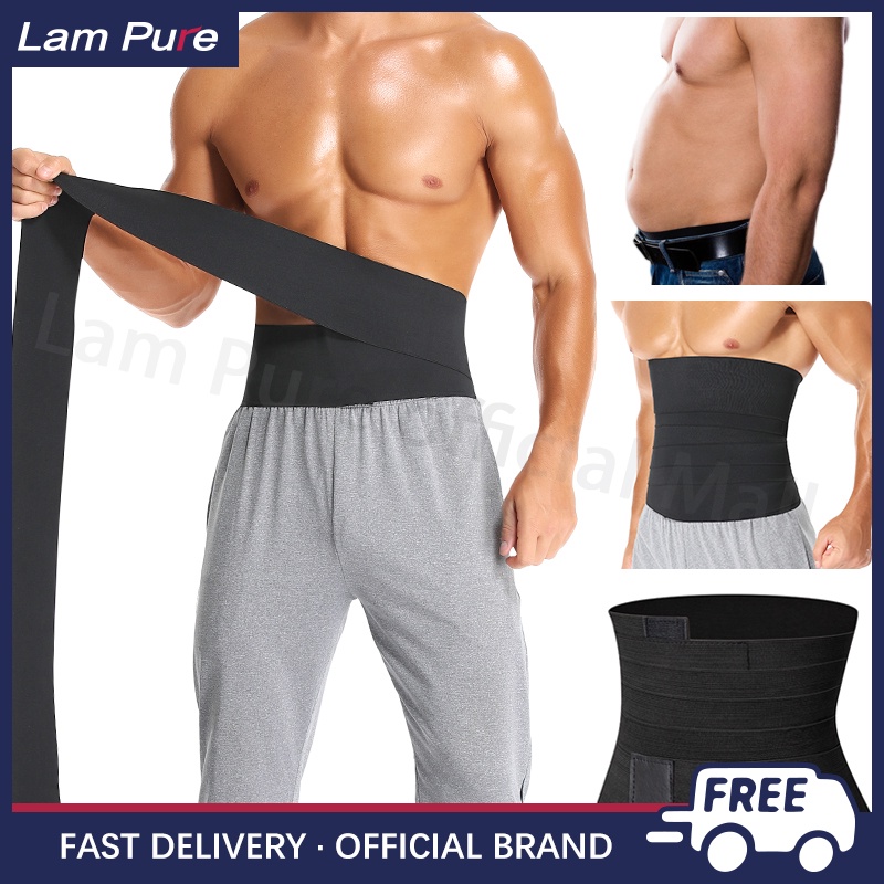 Lam Pure Elastic Wrapping Waist Belt Sports Fitness Abdominal Belt ...