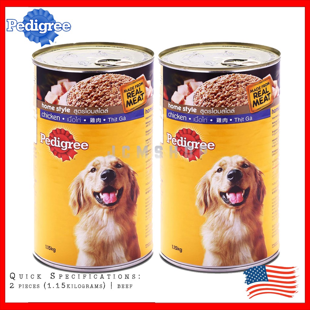 pedigree canned dog food