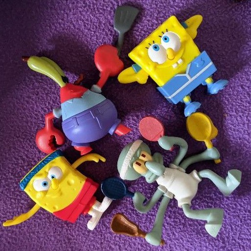 Spongebob Set - McDonald's Happy Meal Toys | Shopee Philippines