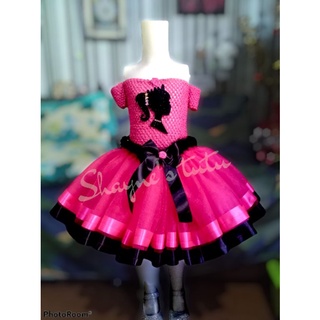Barbie Girl Tutu Dress(1-8 yrs old) FREE HEADBAND AND NAME