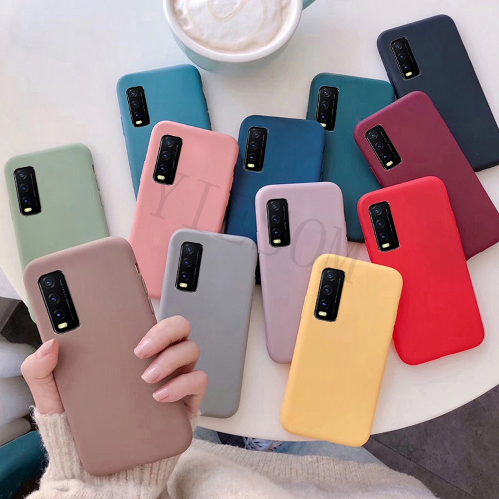 Vivo Y20 Y20S Y20 2021 Case Soft Silicone TPU Phone Case Cover Vivo