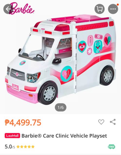 barbie care van