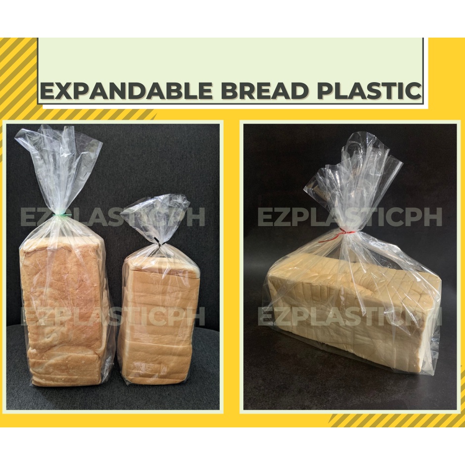 Bread Plastic Bag Expandable Plastic Packaging for Tasty Bread Loaf