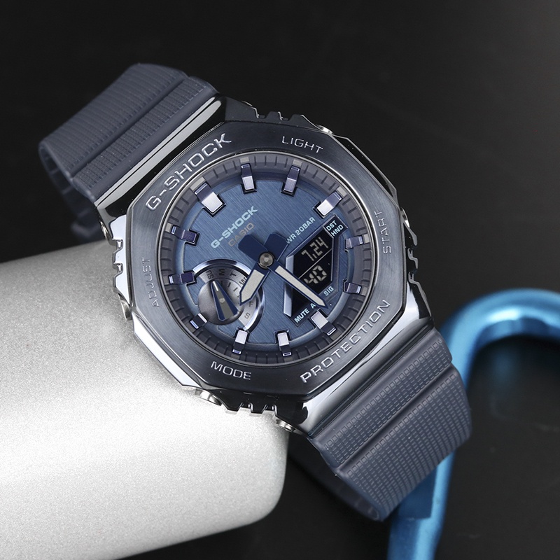 Casio Men's Sports Waterproof Watch G-SHOCK GM-2100 GA Octagonal Farm Oak Watch Watch