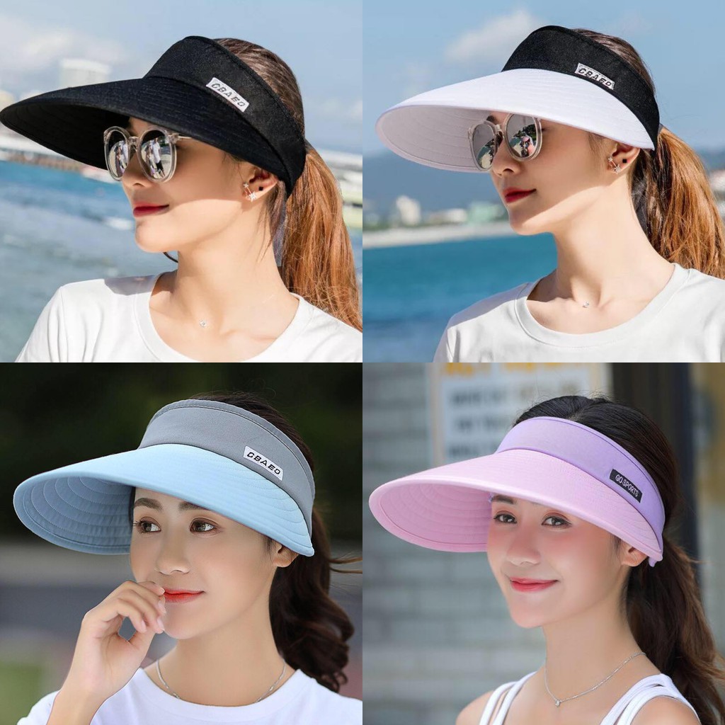 large sun visor hat
