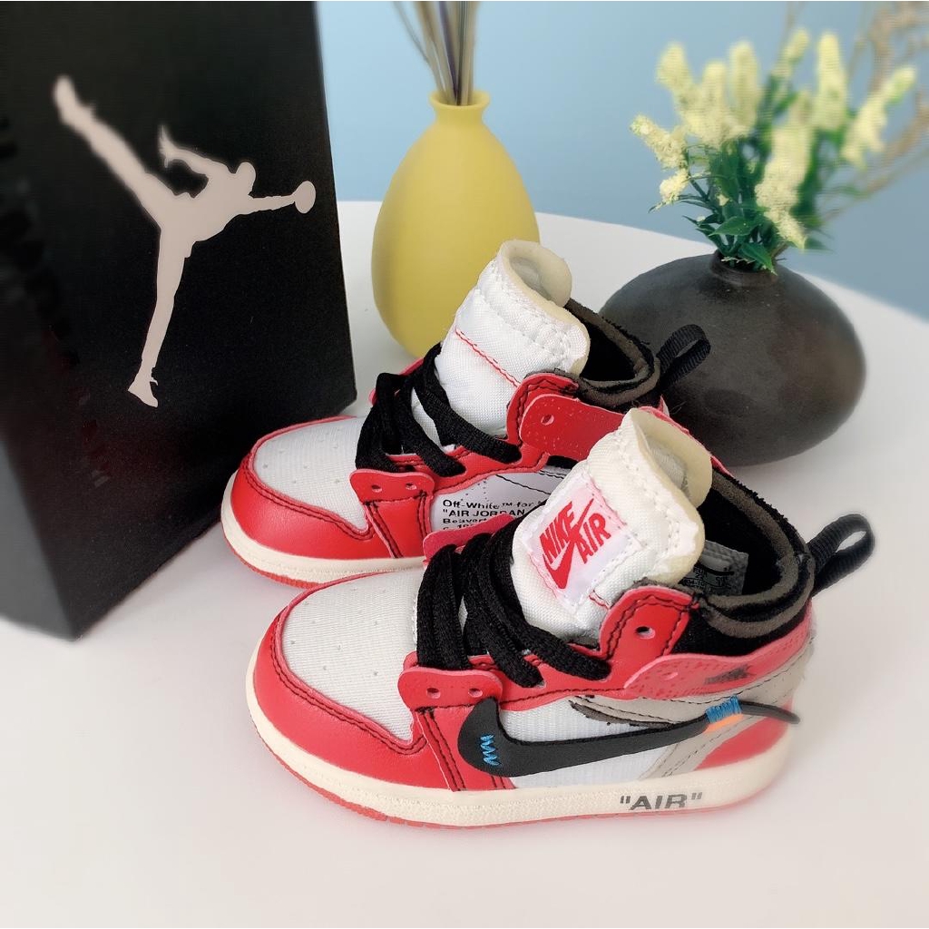 Original 2019 new nikee Air Jordan 1 Off White AJ1 for kids shoes boy's and  girl's fashion cod | Shopee Philippines