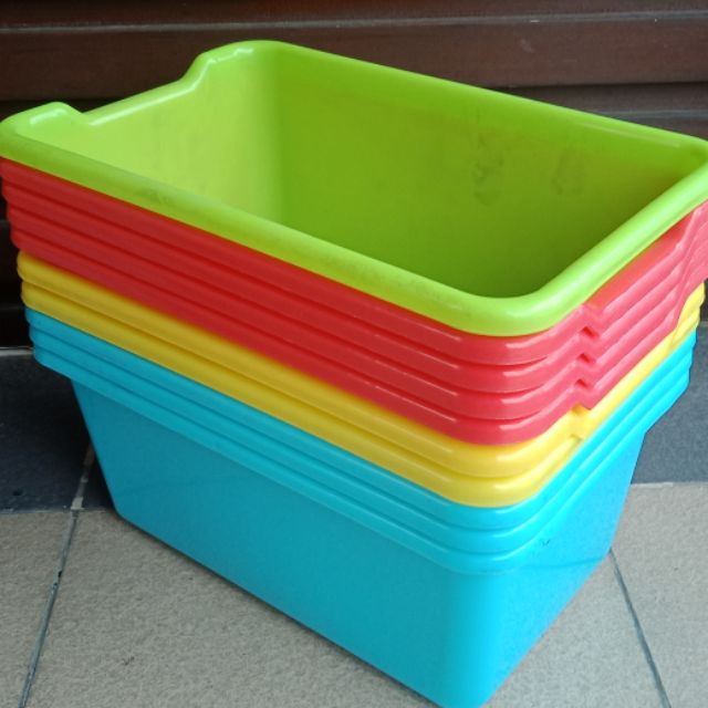 plastic toy basket