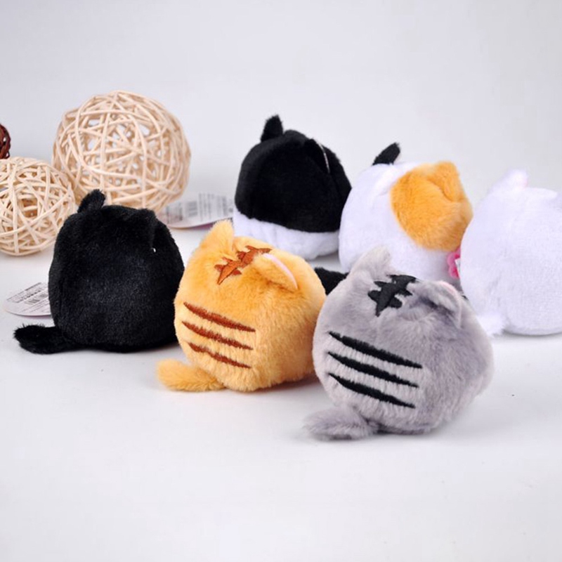 Mini Palm Sandbag Cartoon Cat Doll Plush Toy Bag Filler Hanging Decor ...
