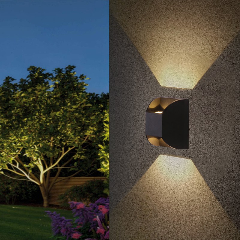 contemporary outdoor led wall lights