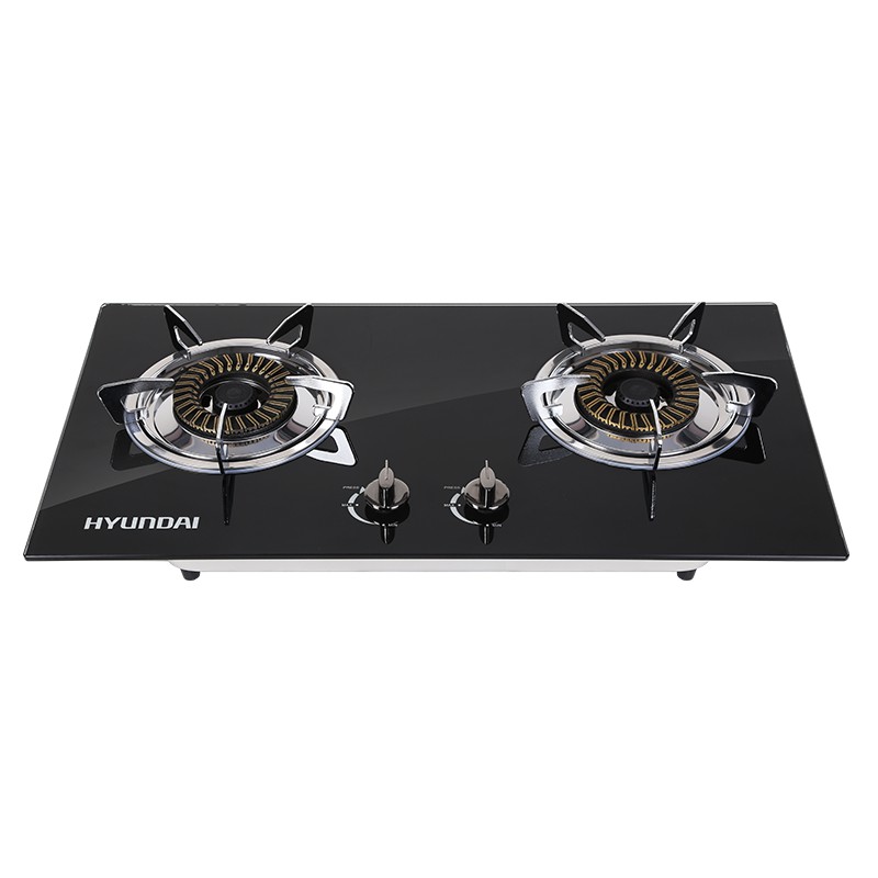Hyundai Double Burner Tempered Glass Top Gas Stove HGG401K Shopee